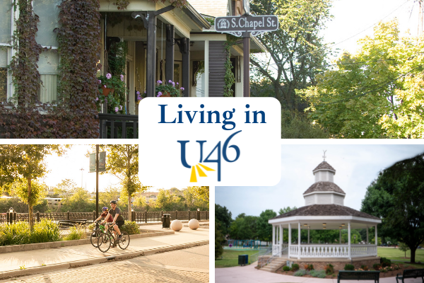 A collage of photos about living in U-46 A collage of photos about living in U-46